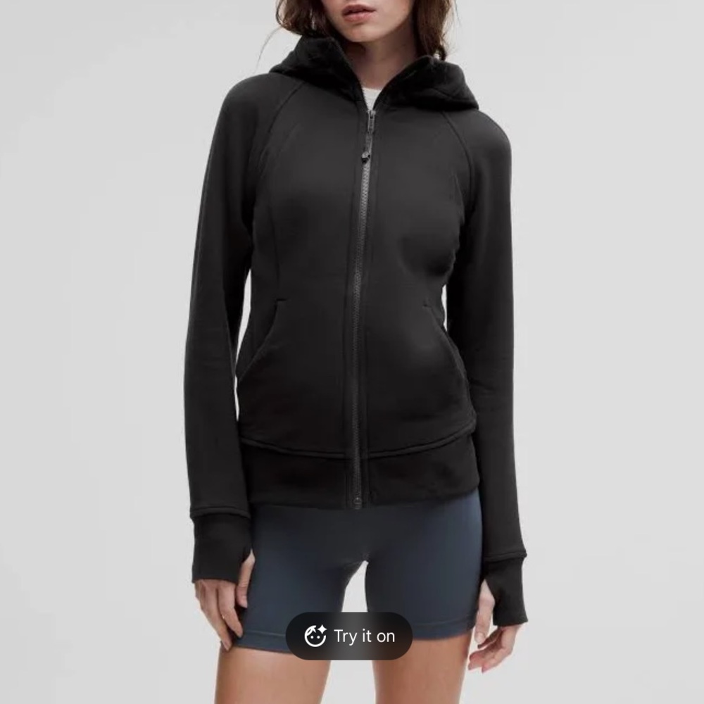 lululemon athletica Women's Black Zip-Up Hoodie